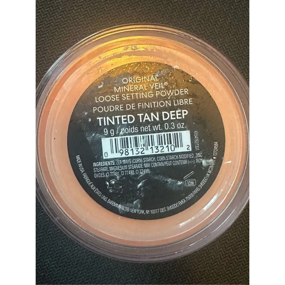 bareMinerals Mineral Veil tinted tan Translucent Setting Powder, Weightless Blur
